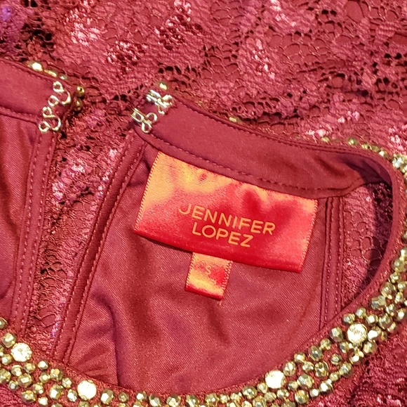 Jennifer Lopez Lace Halter Top - Picture 4 of 5